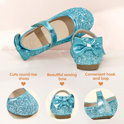 Image of PANDANINJIA Toddler Dress Shoes Flower Girls Ballet Flats