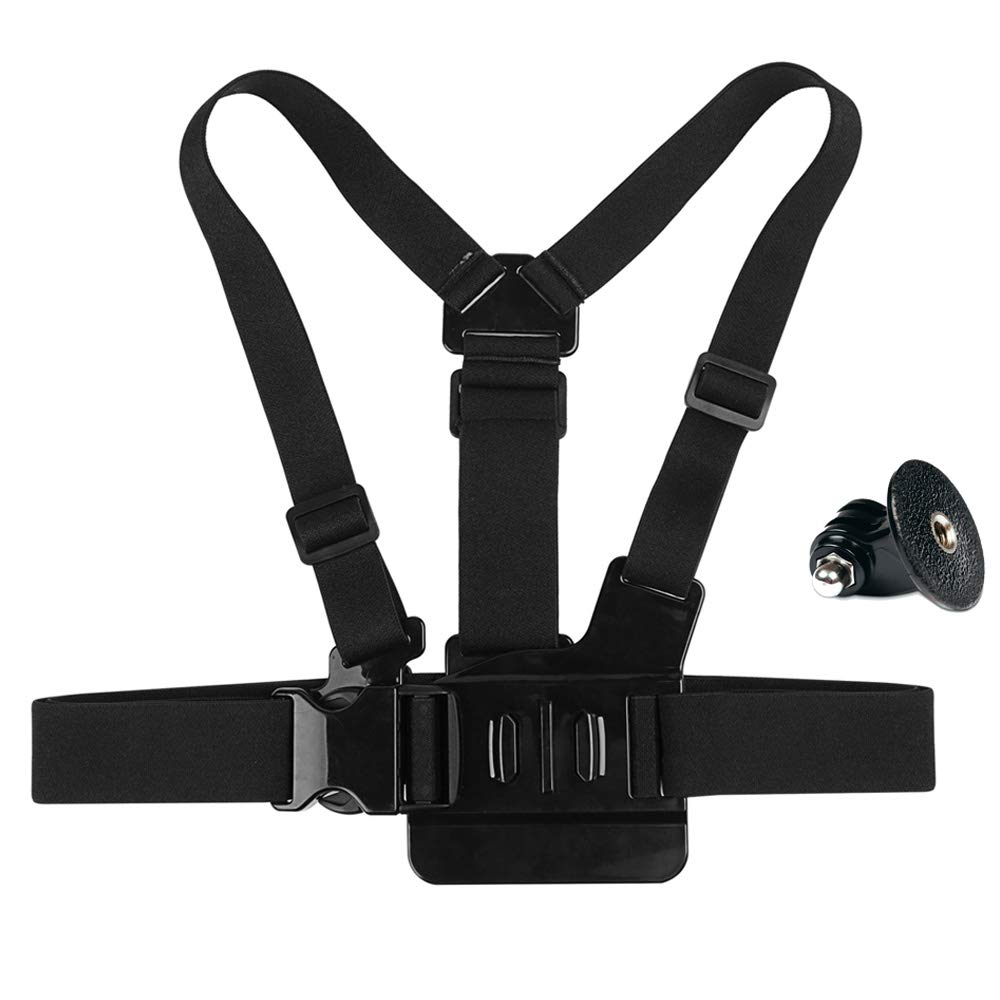 Adjustable Camera Chest Strap Mount for GoPro Hero 7 6 5 4 3 Xiaomi Yi 4k SJCAM Eken h9r Belt with Adapter Go Pro Accessory