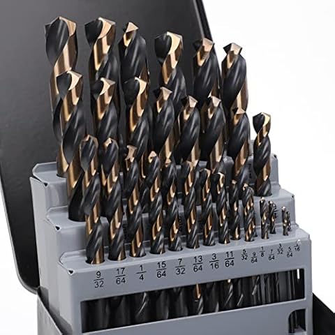 YOUGFIN 29Pcs High-Speed Steel Drill Bit Set Cover