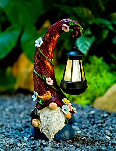 Gnome-Garden-Decor-Statue-Solar-Gnomes-Decorations-for-Yard-with-Lantern-Light-Outdoor-Decorations-for-Patio-Mom-Gift