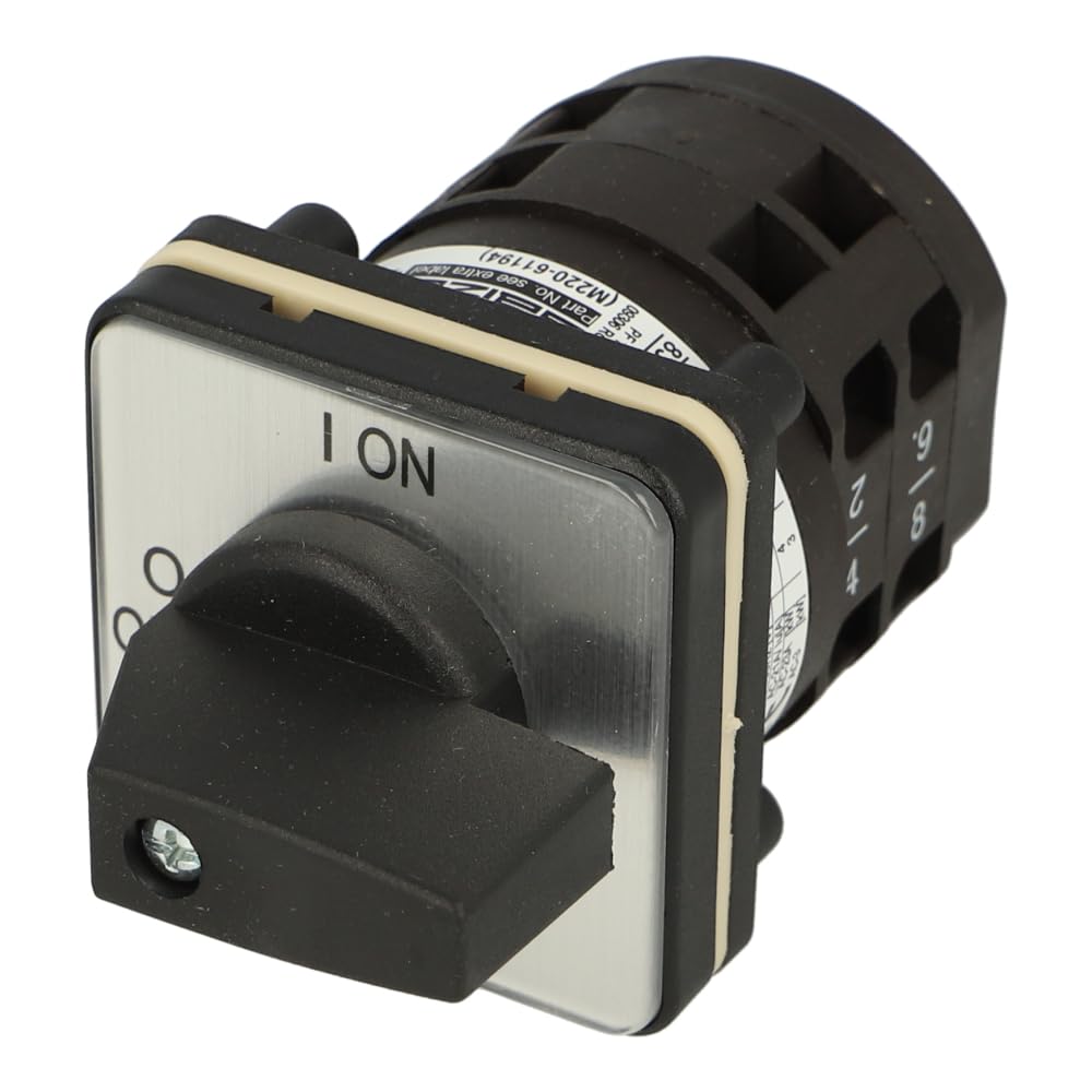 M220-61194-003M1 | M22061194003M1 | SALZER Rotary CAM Switch, 2 Positions (ON/Off)