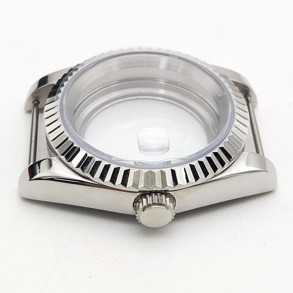 Uhrengehäuse Kit, für NH35 NH36 Werk, Glasboden Edelstahl Uhrengehäuse für Rolex Datejust Oyster Perpetual