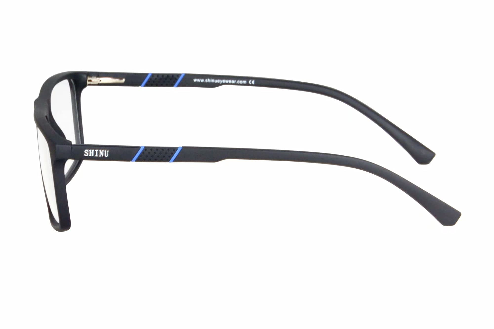 SHINU Multifokus Progressiv Multifokal Lesebrille Pro Damen und Herren Leicht Blaulichtblockierung Rechner 3 Kraefte In 1 Keine Zeilenleser-MF051
