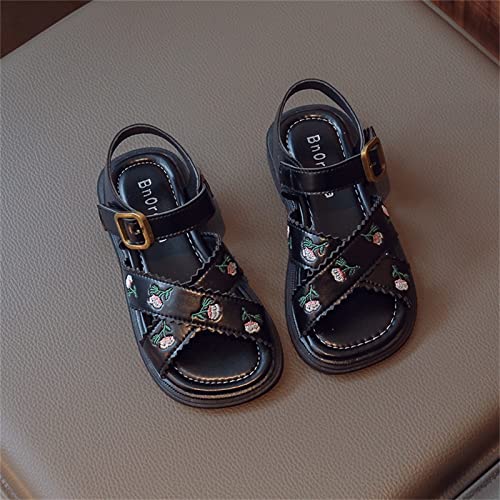 Sandálias femininas de couro clássico retrô grosso strass macio princesa sapatos baixos aconchegante