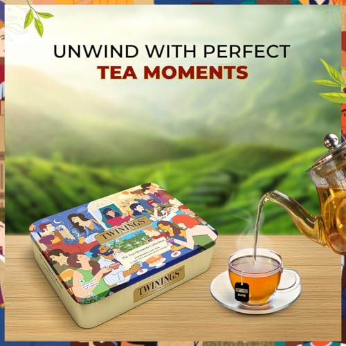 Image of Twinings The Tea Moment Collection Assortment Tea Gift Set, Teabags 54 pcs, 9 Tea Flavors Set, Green Tea, Chamomile Tea, Honey Lemon Tea, & more, Best Flavored Green Tea