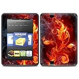 Kindle Fire HD (fits only 7" previous generation) Skin Kit/Decal - Flower of Fire