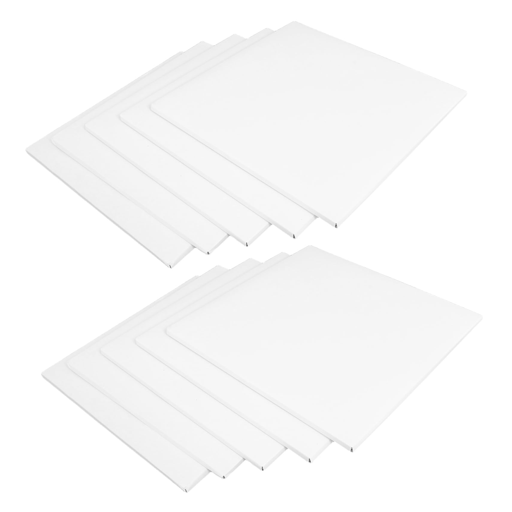 Plateaux à gâteau carrés carton blanc support pâtisserie cuisson dessert rigide x10