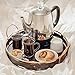 Mixpresso Small Percolator Coffee Pot Electric 4 Cup, Stainless Steel Coffee Maker, Coffee Percolator Electric With Keep Warm Function, 4 Cups Stainless Steel Perculator With Basket