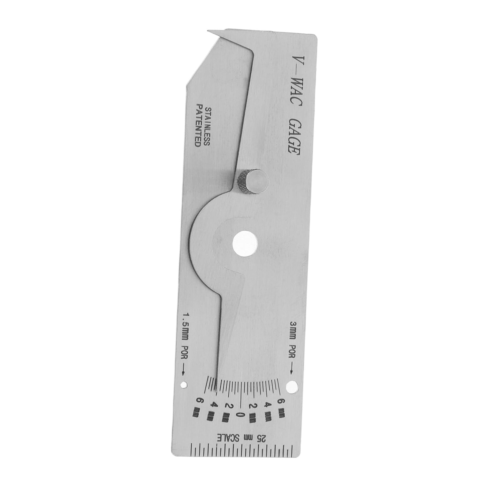 HEALLILY Welding Assurance Fillet Weld Gauge Welding Inspection Ruler Thickness Gauge Easy Operation
