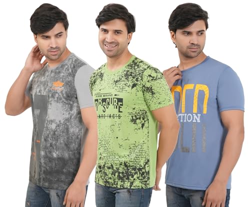 Image of SHAUN Men T-Shirt(104MTC3 $P Pack of 3)