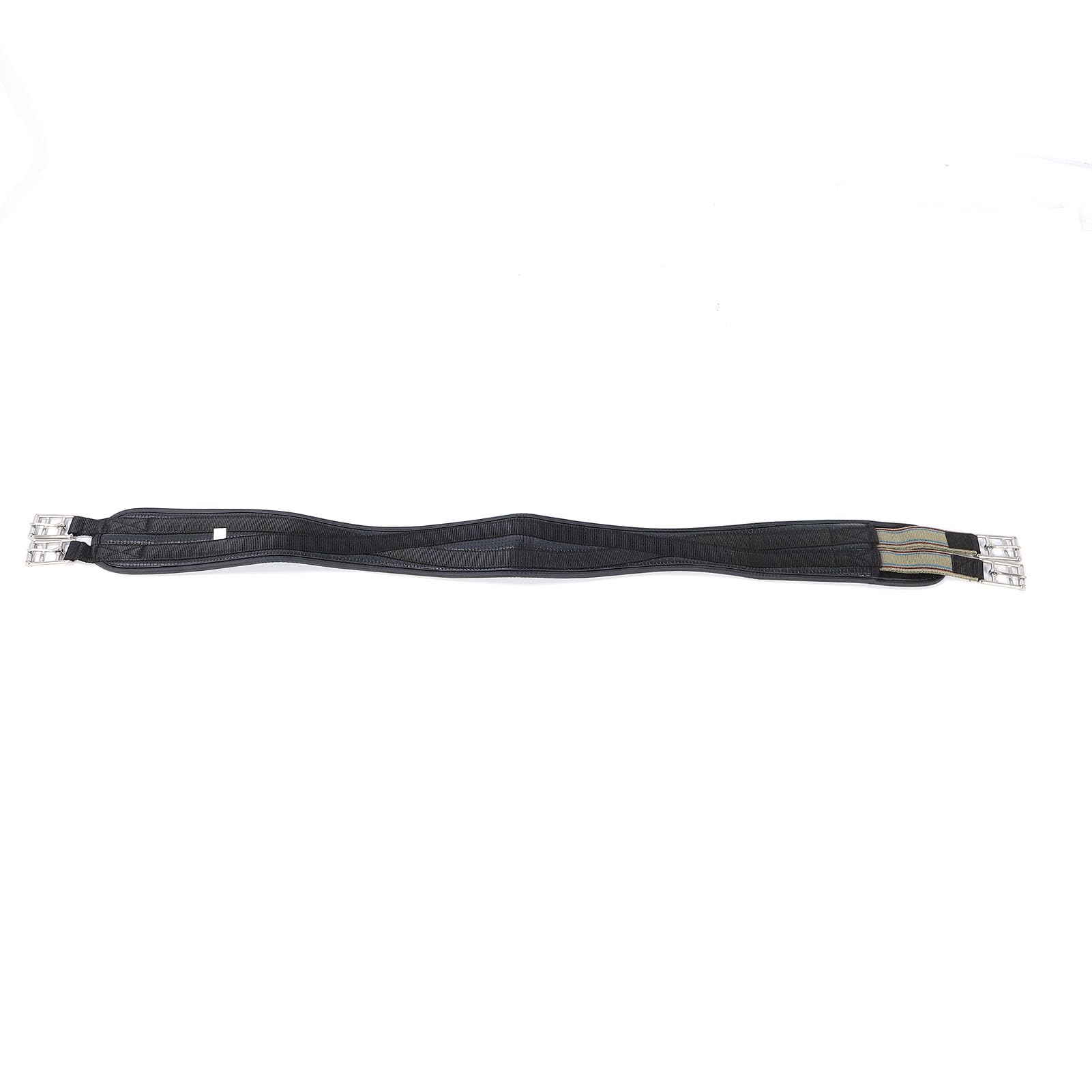 Sottopancia per Cavallo, Fibbia in Acciaio Inossidabile, Laminazione in Pelle PU, Design Antiscivolo, Attrezzatura Equestre Multifunzionale, per Dressage, Allenamento, (120 cm)