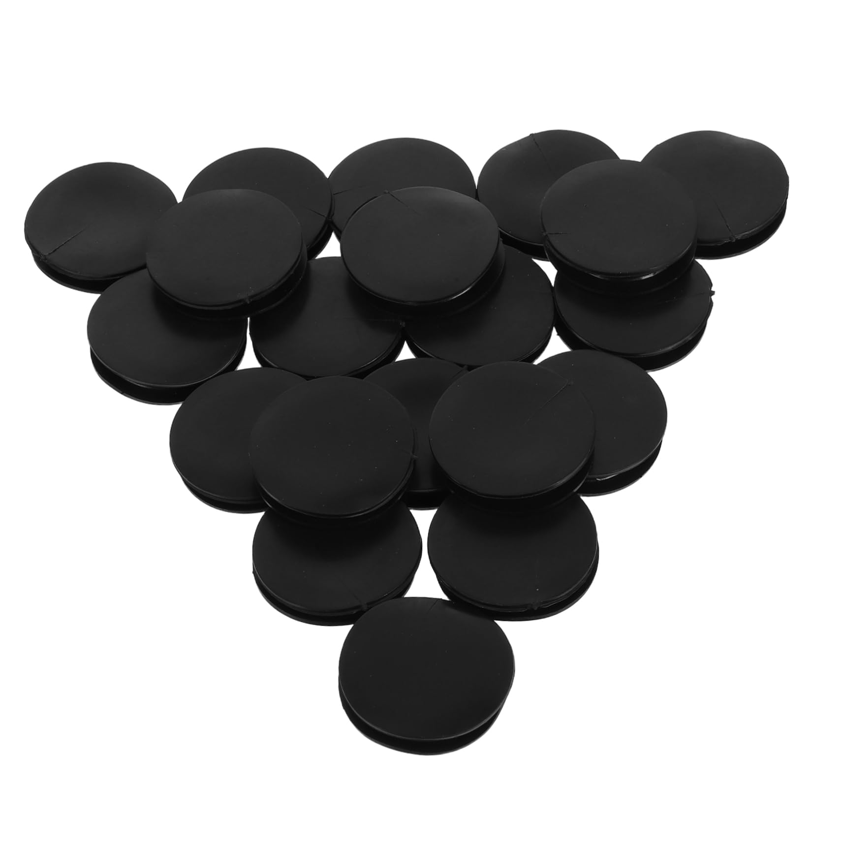 ERINGOGO 20Pcs Black Rubber Piggy Bank Stoppers Coin Bank Plug Versatile Savings Box Accessories for Secure Closure of Money Pots