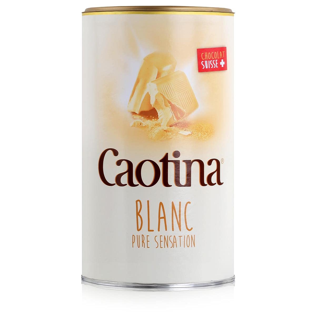 Caotina Fine Swiss Milk White Chocolate Multivitamin Powder Drink - Made in Switzerland