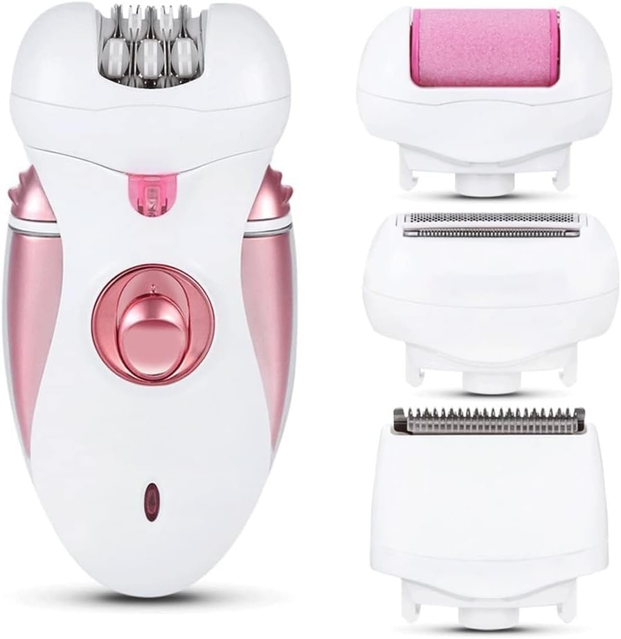 Epilator for Women 4 in 1 Hair Removal for Shaver Trimmer Wet and Dry Rechargeable