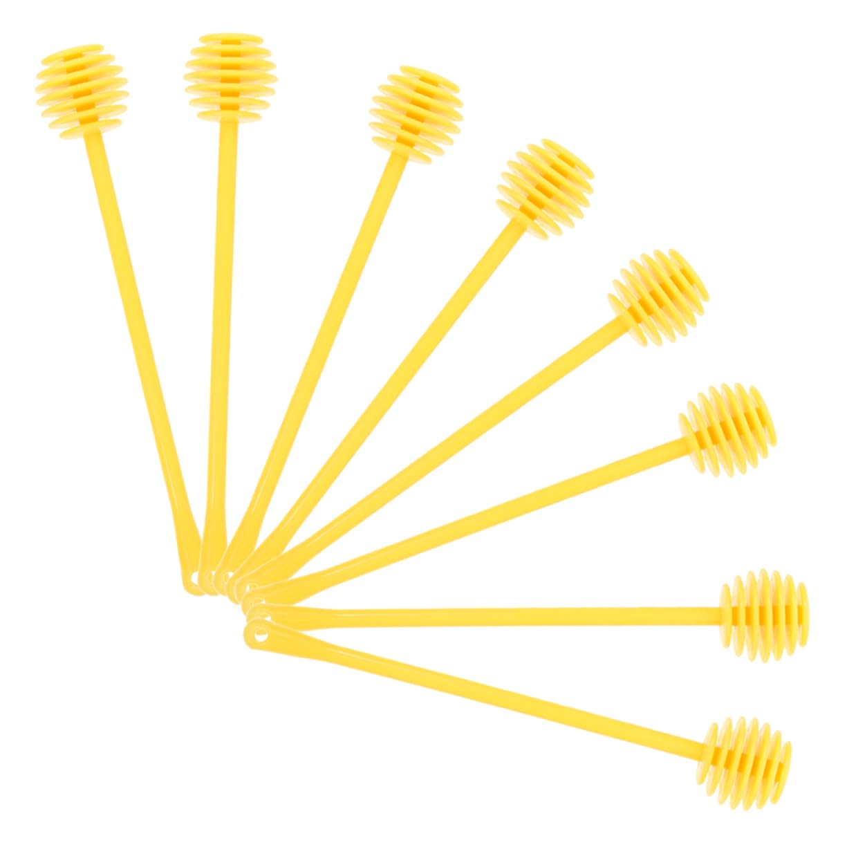 VICASKY 8pcs Honey Dipper Sticks Long Handle Honey Stirrer Wands Durable and User Friendly for Easy Dispensing and Mixing Kitchen Bright Color Design