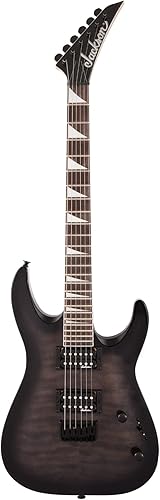 Jackson JS Series Dinky Arch Top JS32Q DKA HT - Guitarra eléctrica - Negro transparente