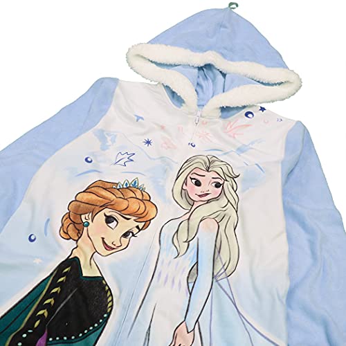 Disney Girls' Frozen 2 Footless One Piece Fleece , Sister Journey 2, 8 #TOP2