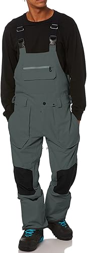 Baberos de nieve para hombre pantalones de esquí ajustables peto de snowboard para exteriores impermeables aislados Ripstop para snowboard