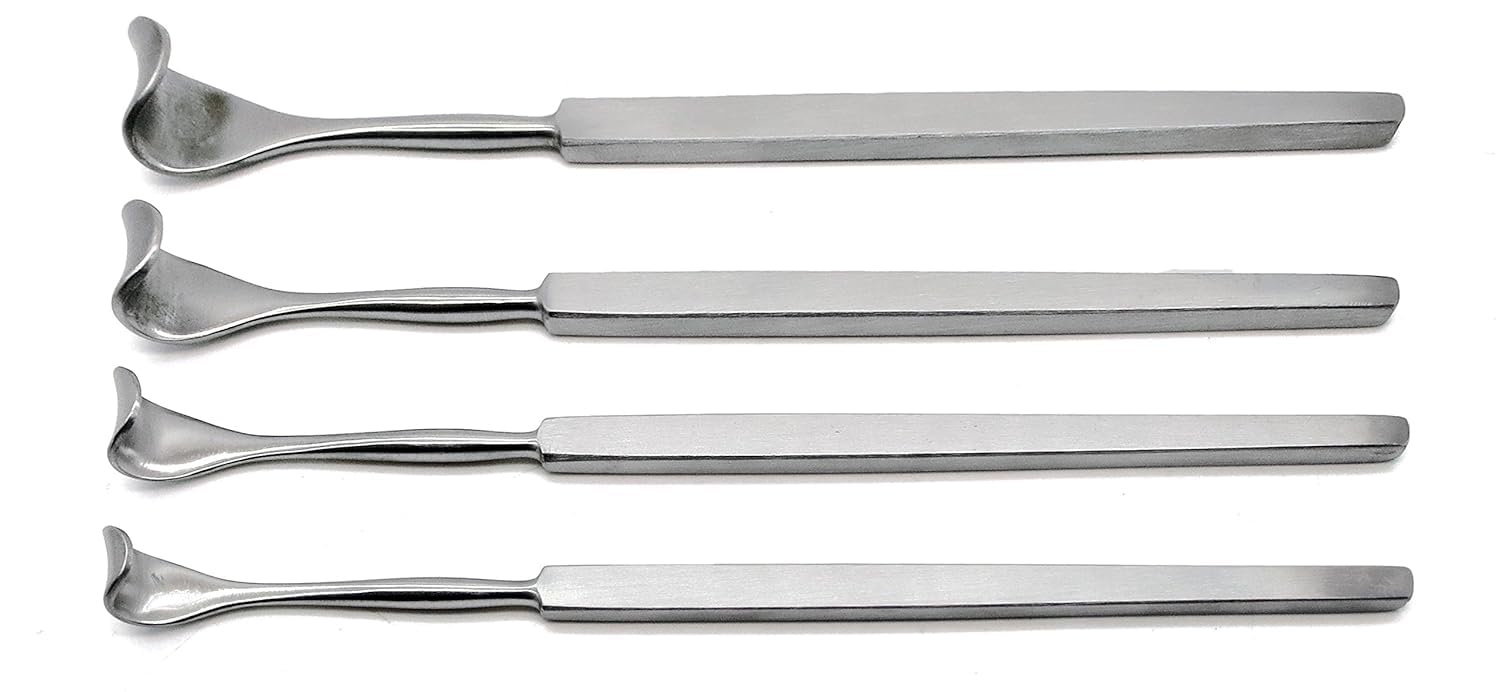 DrTail Polansky 3 Blades Surgical Retractor – Wide Exposure, Adjustable Butterfly Screw, 27cm Blade Length, 35cm Overall Length, Max Opening 10cm, Stainless Steel