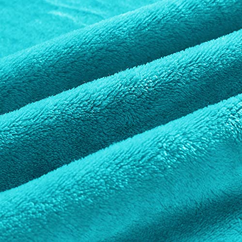 Image of BEDELITE Fleece Blanket King Size Blankets for Bed, Luxury Plush Cozy Fuzzy Blanket 108x90 inches, Super Soft Warm Lightweight Throw Blanket All Seasons Suitable, Teal