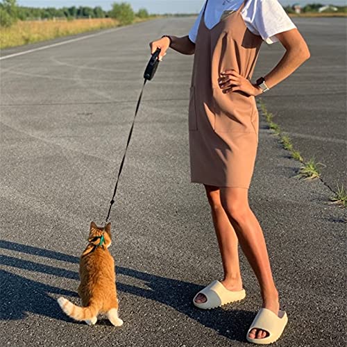 Indoor zachte slippers, comfortabele antislip badkamer Home schoenen, platte dikke solies sandalen (Color : Beige, Shoe… - Image 6