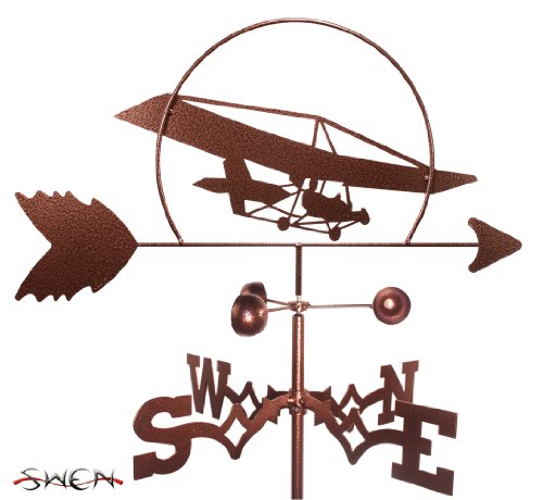 Ultralight Trike Aircraft Airplane Garden Stake Weathervane ~New~