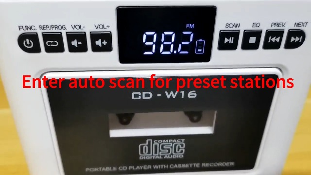 Amazon.com: Boombox Cassette CD Player Bluetooth5.1 with 5000mAh