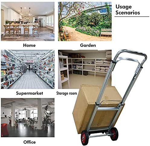 Folding Trolley Aluminum Industrial Hand Truck 100KG Load Capacity (Aluminium Trolley)