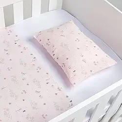 Jogo de Berço Papi Tamanho Americano 3 Peças, Flores no Jardim