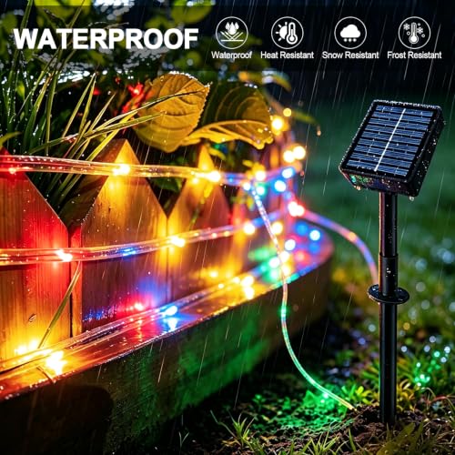Slyuexu 100-LED 39' Solar Rope String Lights (Various) 6.99 + Free Shipping w/ Prime or on 35+ + 50% Off Code PV4IY7A7 - image 4