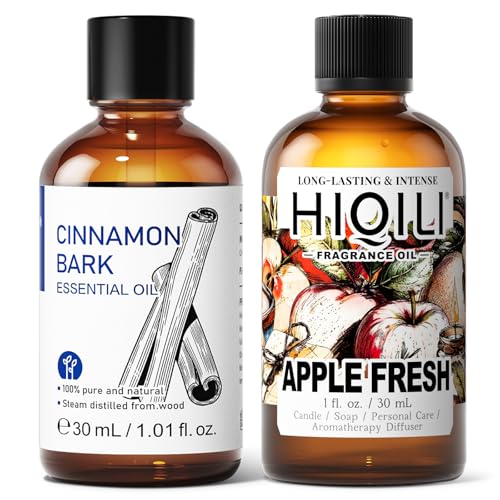 Aceite Esencial de Canela y Aceite Aromático de Manzana 30ML