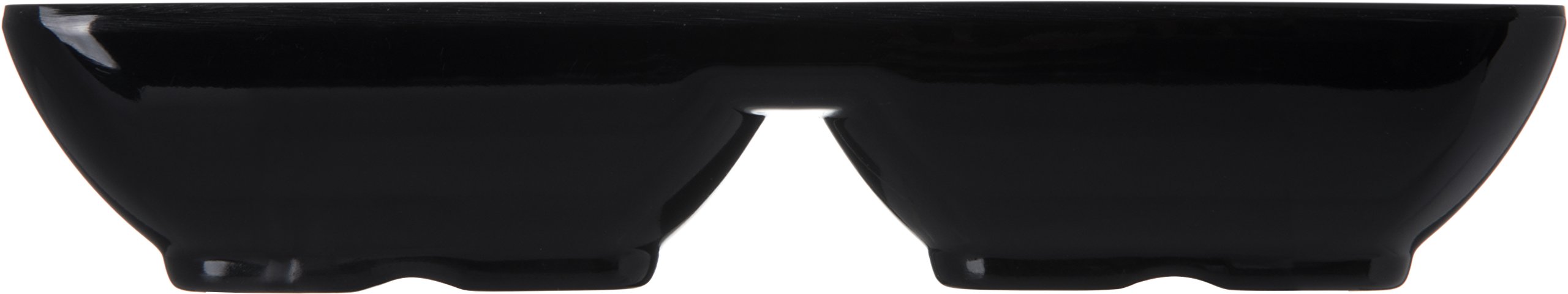 Carlisle 086203 - Ramekin doble cuadrado de melamina, 4 oz Capacidad, 5-3/4 x 2-3/4 x 1", negro (caja de 24)