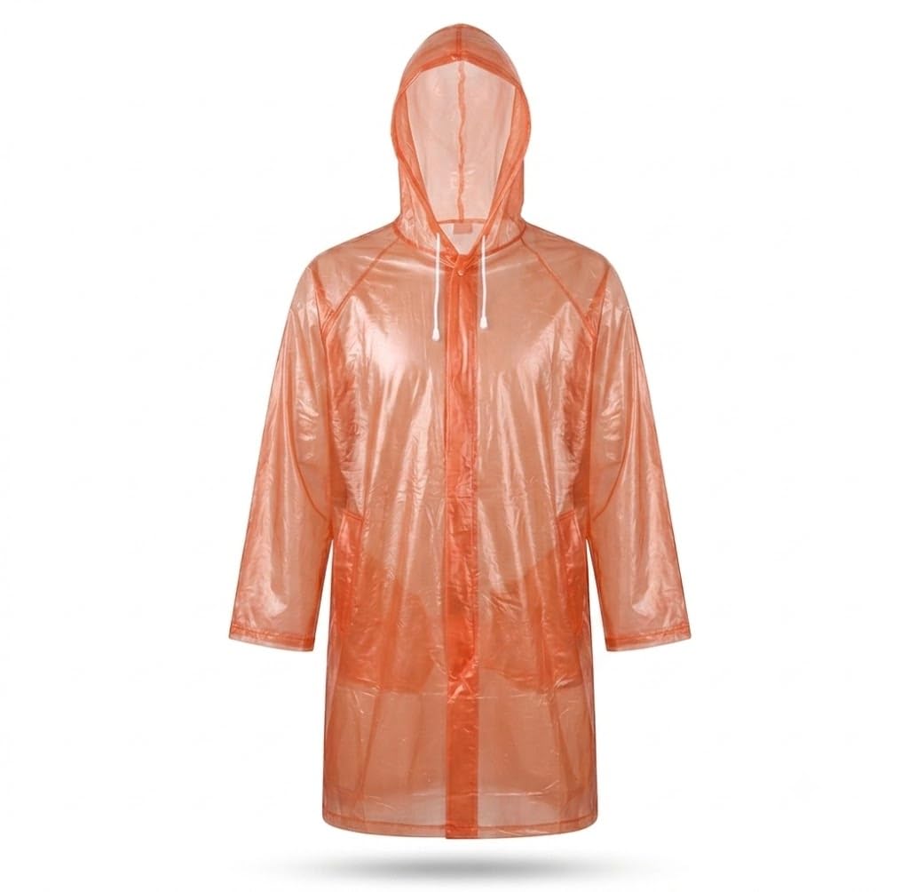 𝐄𝐯𝐞𝐫𝐲𝐝𝐚𝐲 𝐄𝐬𝐬𝐞𝐧𝐭𝐢𝐚𝐥𝐬 | 𝟏 𝐘𝐞𝐚𝐫 𝐖𝐚𝐫𝐫𝐚𝐧𝐭𝐲 | Transparent Waterproof Raincoat for Men & Women, Hooded Reusable Rain Jacket with for Travel, & Outdoor Use-image-25