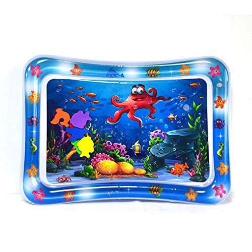 AP & ZP Kids Water Play Mat Toys Inflatable Tummy Time Leakproof Water Play Mat, Fun Activity Play Center Indoor and Outdoor Water Play Mat for Baby