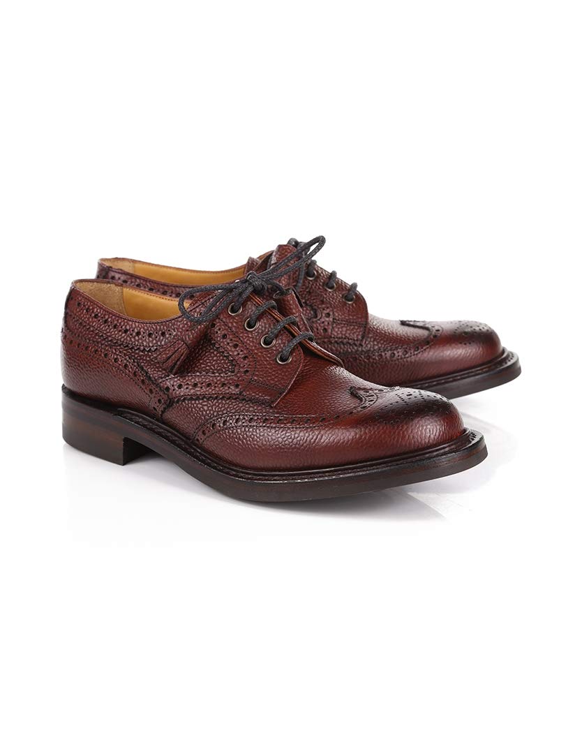 Cheaney Made in England Marianne Tassel Brogue Womens Shoes 9.5 B(M) US Women Mohogany Grain