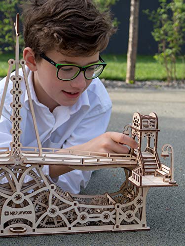 Wise Elk - Pedestrian Bridge Wooden Mechanical 3D Model Building Kit