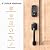 Smart Door Lock with Handle, Keyless Entry Door Lock Deadbolt Handle Set, Built-in WiFi Deadbolt Smart Lock for Front, Fingerprint