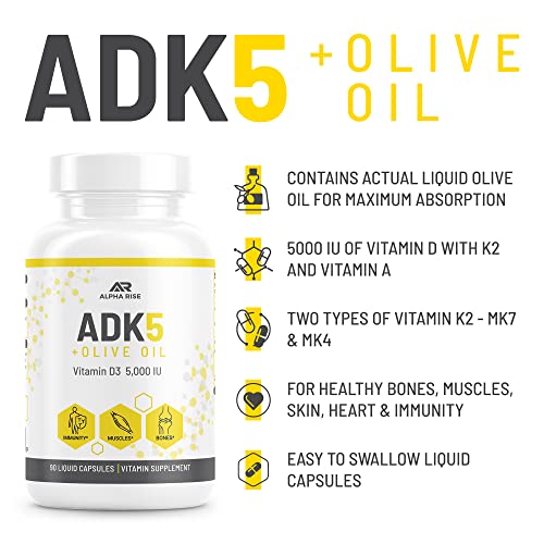 Adk 5 Vitamin Supplement And Vegan Turmeric And Ginger Supplement #TOP7