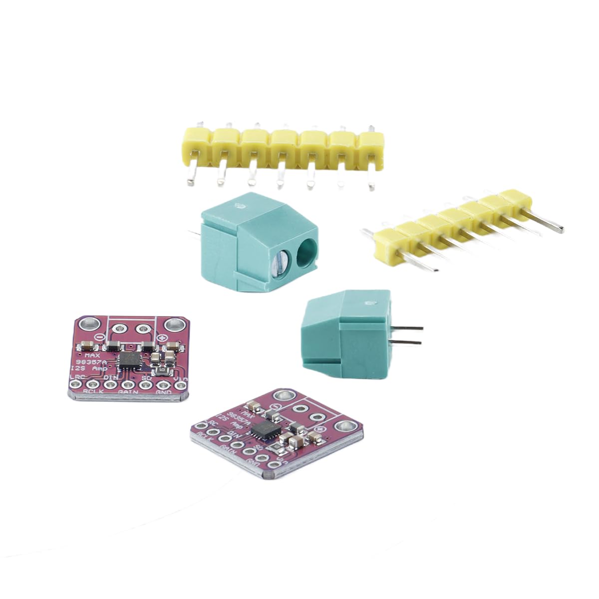 Scheda amplificatore audio di classe D MAX98357 da 3 pezzi, scheda audio breakout con amplificatore senza filtro di classe D I2S da 3 W per ESP32
