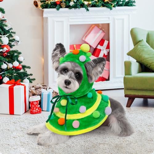 Disfraz de árbol de Navidad para perros tamaño mediano miniatura 6