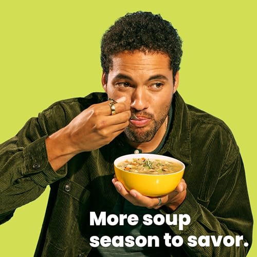 Image of Pacific Foods Organic Chicken and Wild Rice Soup, 16.3 oz Can (Pack of 6)
