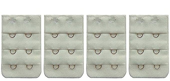 Bra Hook Extender- 2 & 3 Hooks Without Elastic Bra Extensions Combo (Free Size) Multicolour-image-17