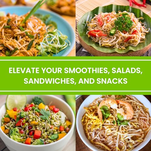 Zestigreens Premium Mung Bean Sprouting Seeds – Non Gmo- Seeds Come In Resealable Bag For Keeping Fresher For Longer thumb #4