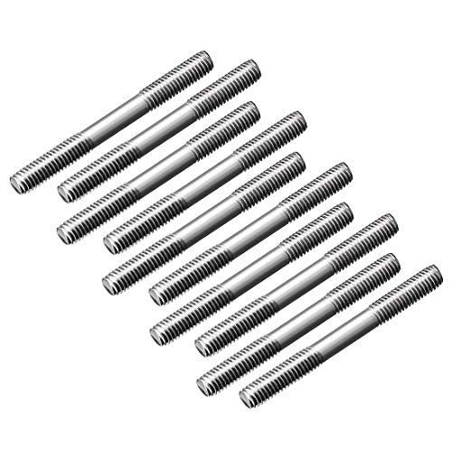 uxcell M3x30mm Pushrod Connector Stainless Steel Rod Linkage,for RC Boat,Car,Airplane,Helicopter,10pcs