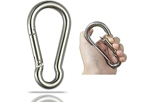 Large, Heavy-Duty Spring Snap Hook Carabiner: Forging Strength and Dependability