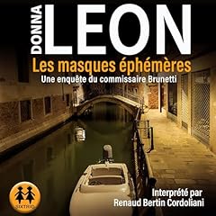 Les masques éphémères Audiolibro Por Donna Leon arte de portada
