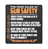 Patriot Patch Co - 4 Rules of Gun Safety - Patch