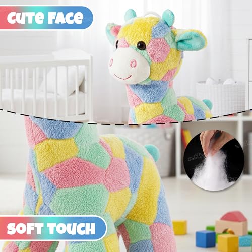 Image of Zest 4 Toyz Soft Toy for Girls (30 cm) | Baby Toys | Cute Stuffed Animal Plush Toy | Giraffe Soft Toy Cuddly Teddy Bear for Kids | Birthday Gift Girls - Multicolor