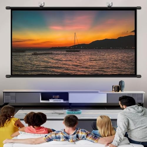 Pantalla Manual Portátil para Proyector 4:3/16:9 miniatura 6