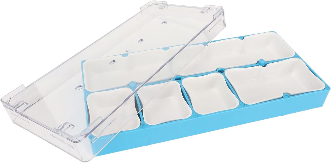 Multi Functions Portable Watch Accessory Organizer Blue, Anizer Blue,Watch Parts Storage Box 5 Compartmentsanizer Blue Watch Parts Storage Box 5 Compartments